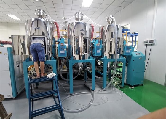 Μοριακός αφυδατώνοντας Desiccant αποξηραντής περίεργος-χ στεγνωτήρων χοανών για την ξήρανση TPU PET