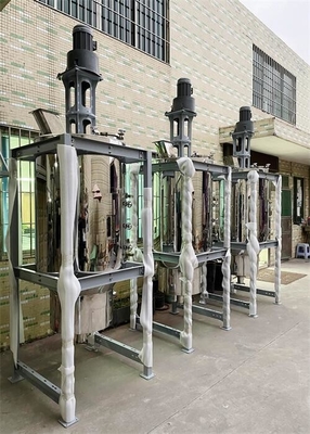 Κολλώδης ξαναλέστε τον υλικό Crystallizer της PET κλειστό στεγνωτήρας χάλυβα βρόχων SUS για PLA PA TPU