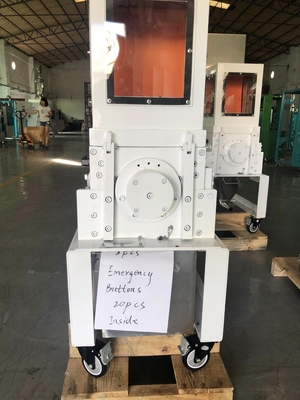 SUS Slow Speed ​​Plastic Crusher, 380V Plastic Grinder Crusher Granulator