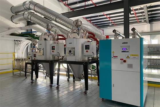 Omcs-20 κεντρικά ξεραίνοντας συστήματα που ταΐζουν τη μίξη που προσαρμόζεται για τον πλαστικό χειρισμό