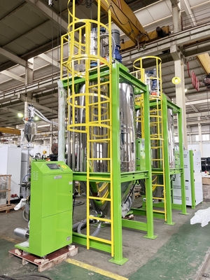200 - 1000kg πλαστικός Crystallizer της PET στεγνωτήρας με τη συναρμολόγηση ασφάλειας και τον αυτόματο καθαρισμό